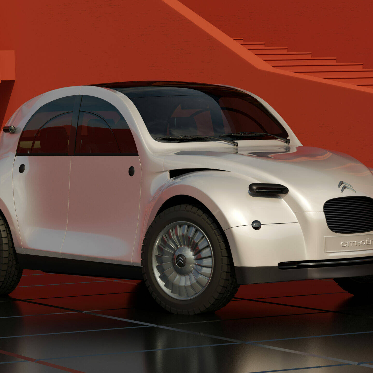 Citroën 2CV électrique Deudeuche