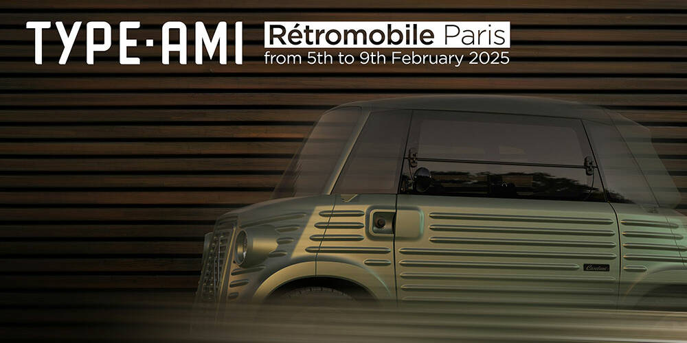 Citroën Ami Type H Carrosserie Caselani Citroën Type-Ami Rétromobile 2025