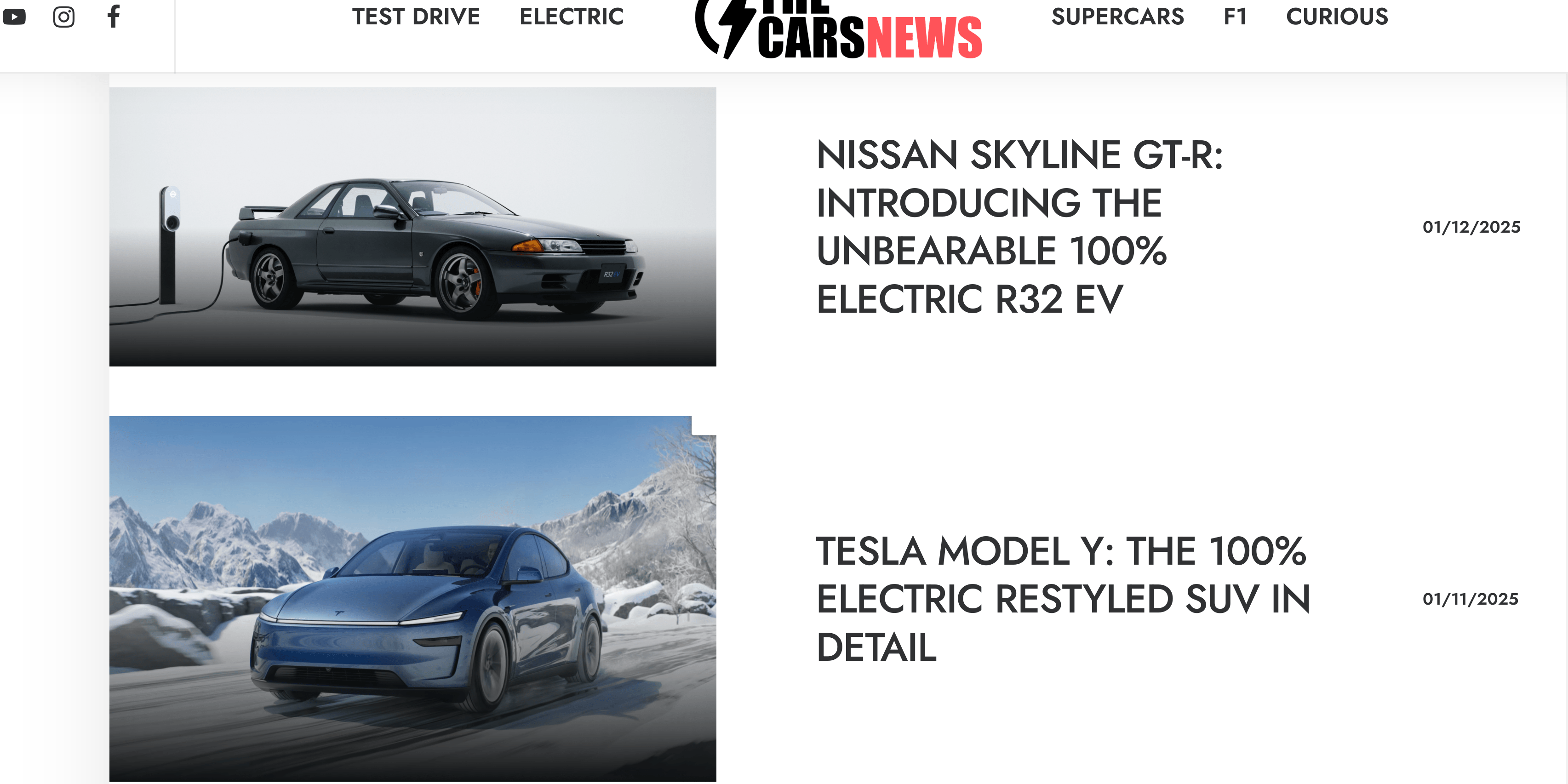 The Cars News actualités automobiles