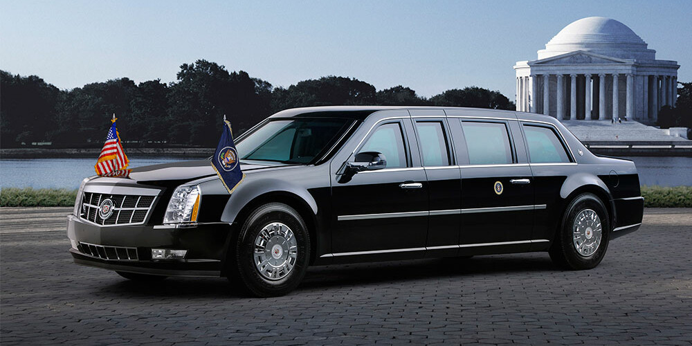 The Beast Cadillac One voiture Donald Trump