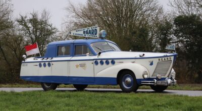 Rétromobile Artcurial Motorcars bateau routier Tringa Packard Super Eight Yacht