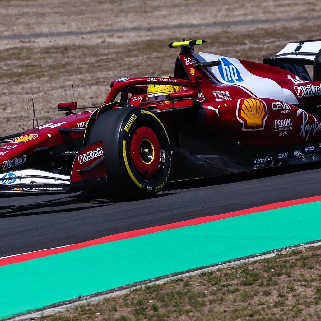 Lewis Hamilton Scuderia Ferrari Course Sprint GP de Chine 2025