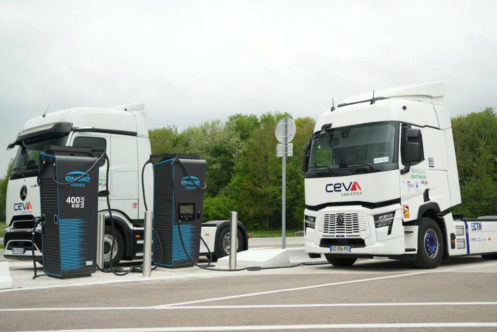 poids lourds électriques ECTN Corridor électrique