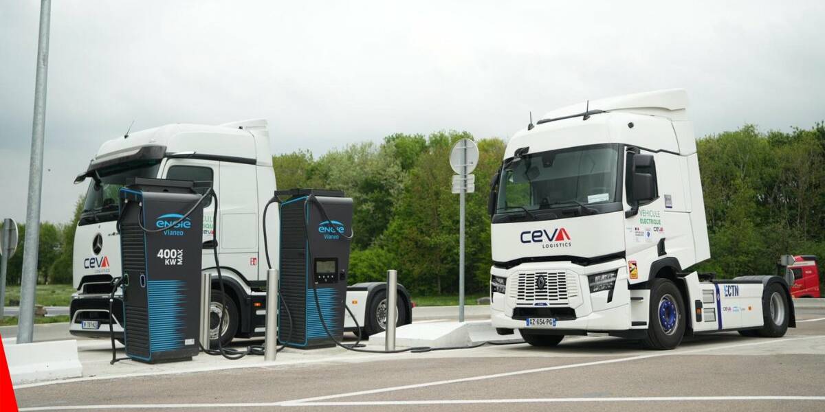 poids lourds électriques ECTN Corridor électrique