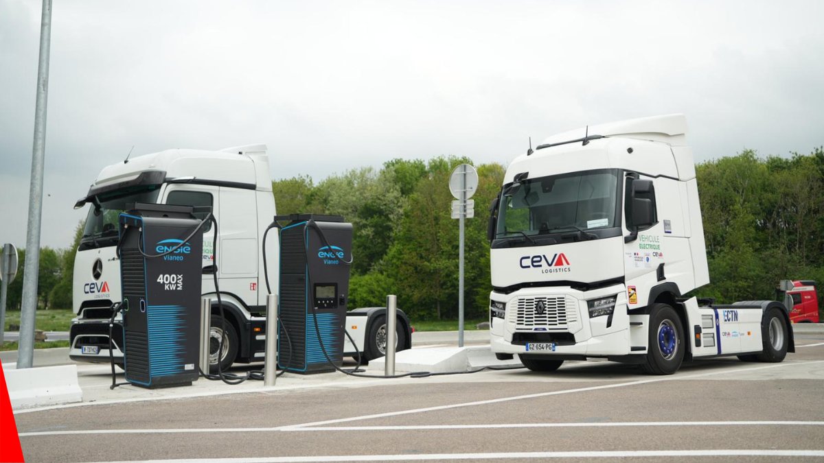 Corridor électrique : des allers-retours de 300 km pour les poids lourds 100% électriques