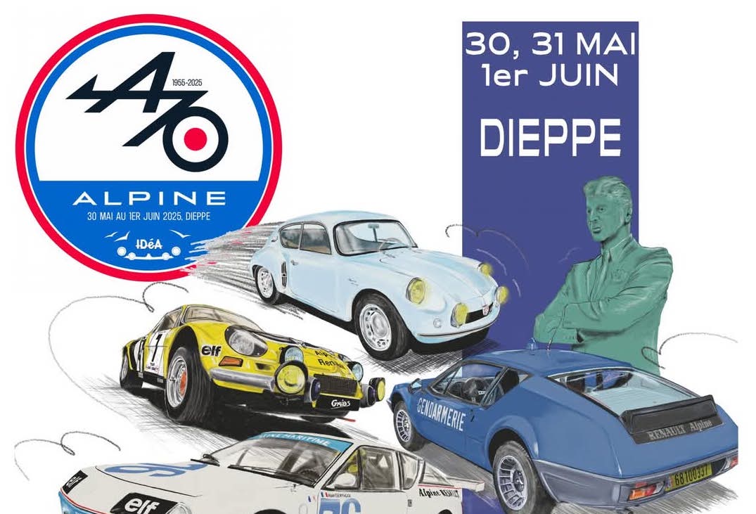 70 ans d’Alpine : rendez-vous à Dieppe du 30 mai au 1er juin