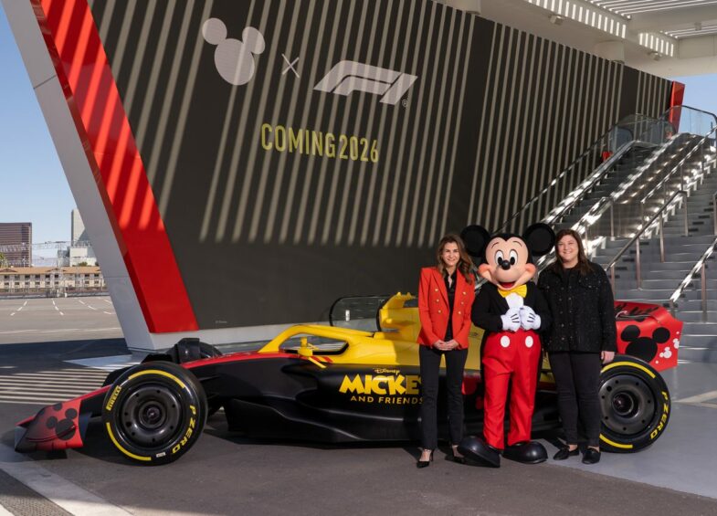 Disney F1 2026 Mickey Mouse Liberty Media
