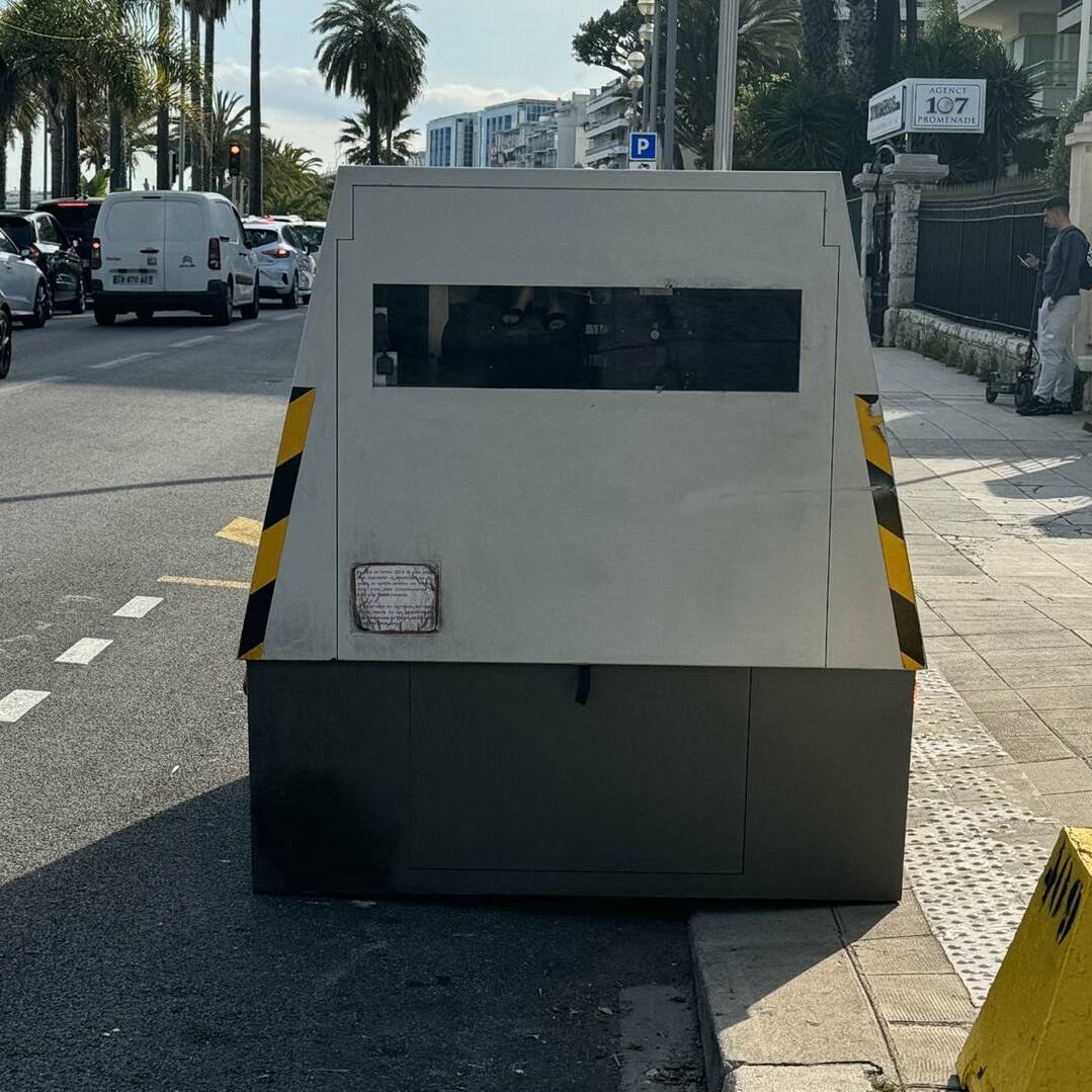radar chantier Nice promenade des Anglais