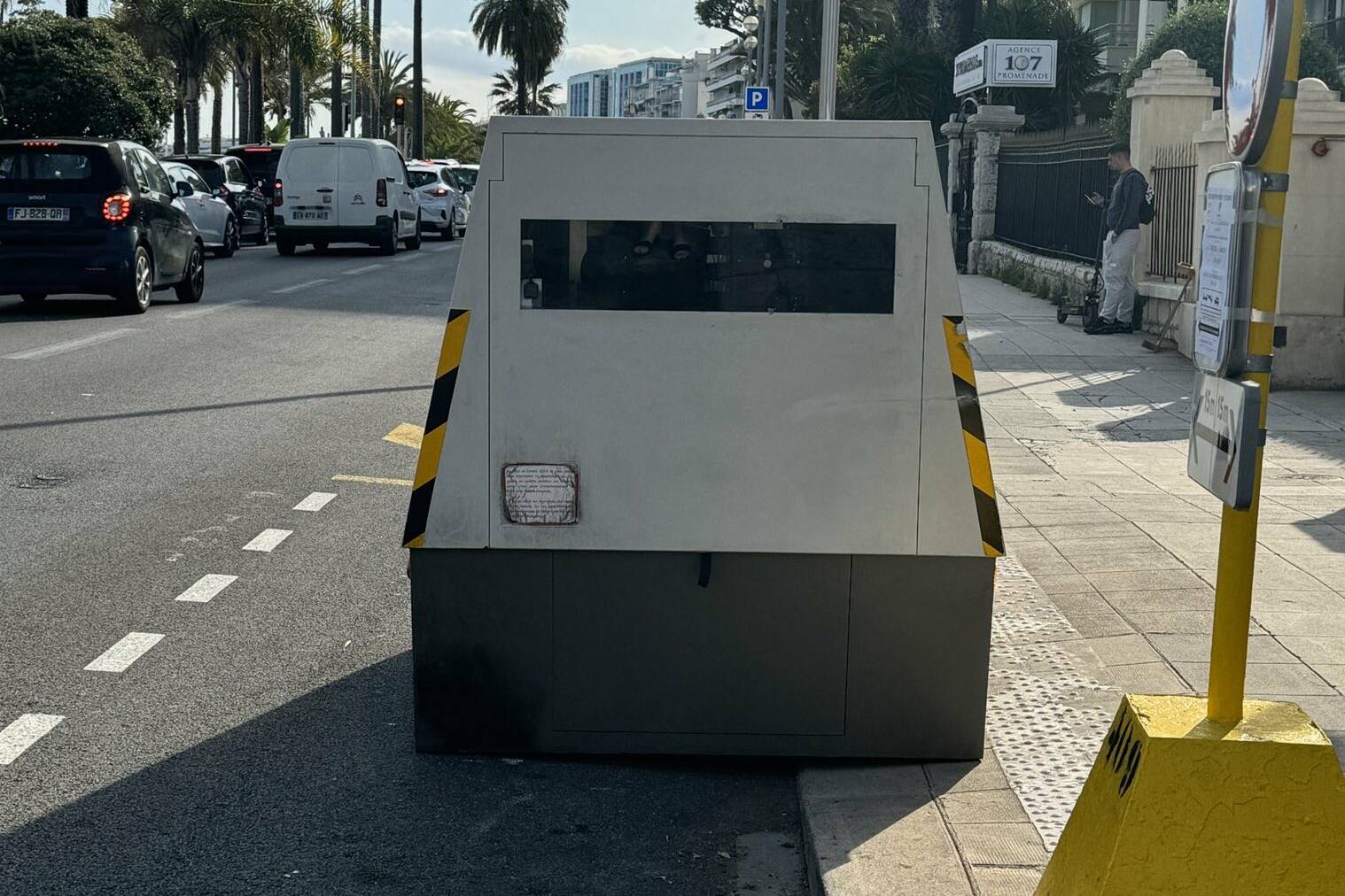 radar chantier Nice promenade des Anglais