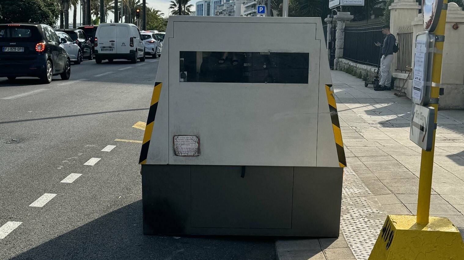 radar chantier Nice promenade des Anglais