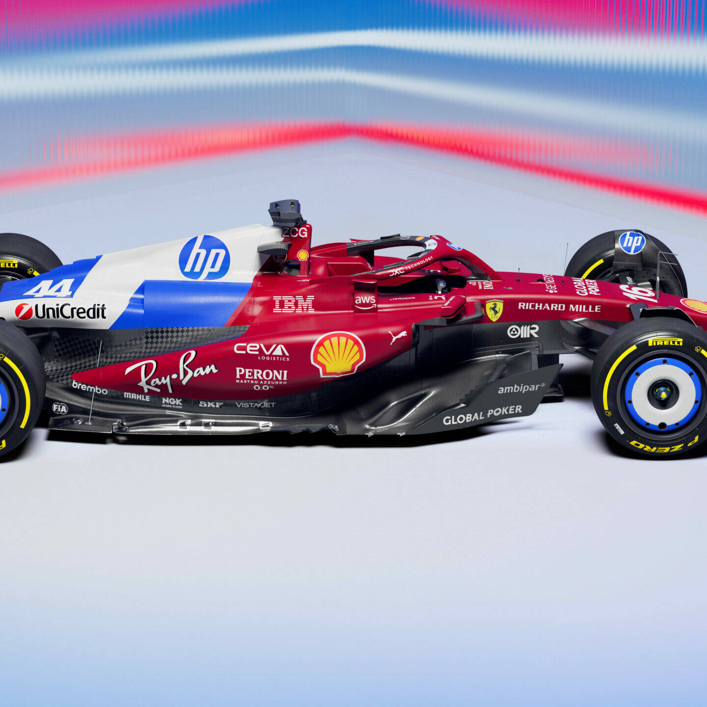 GP de Miami 2025 Scuderia Ferrari SF-25 F1 Lewis Hamilton Charles Leclerc