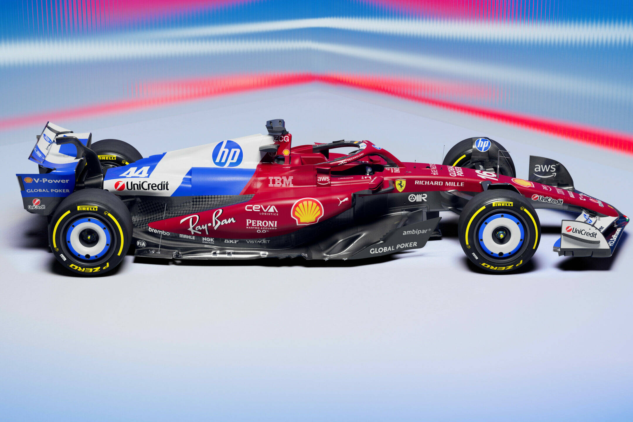GP de Miami 2025 Scuderia Ferrari SF-25 F1 Lewis Hamilton Charles Leclerc
