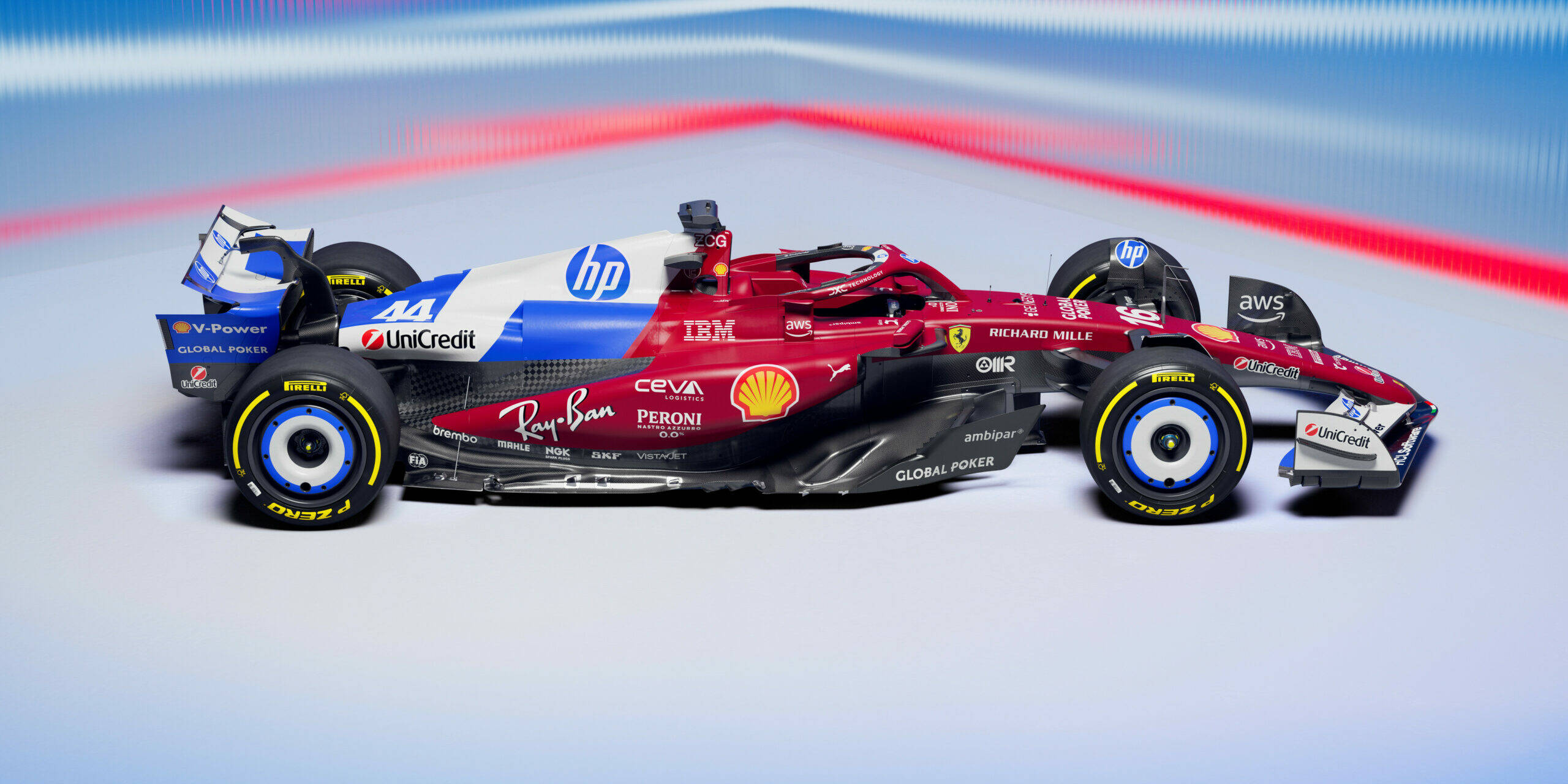 GP de Miami 2025 Scuderia Ferrari SF-25 F1 Lewis Hamilton Charles Leclerc