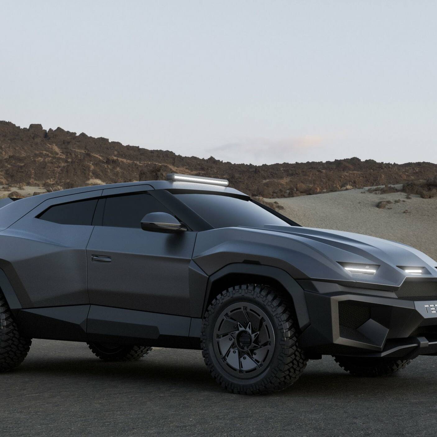 Rezvani Dark Knight Lamborghini Urus Batman
