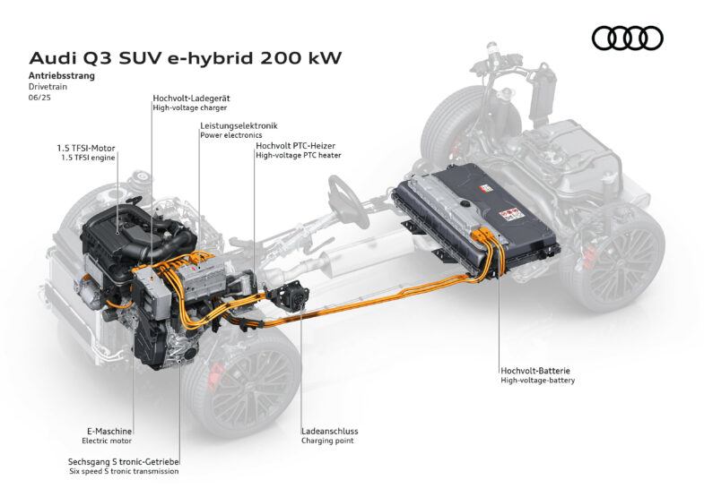 Audi Q3 2025 SUV hybride