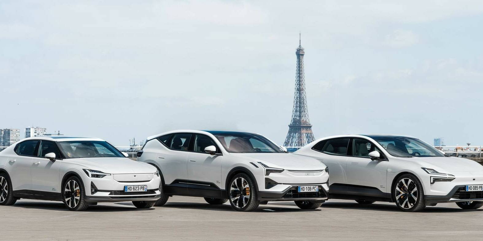 voitures électriques Polestar 2 Polestar 3 Polestar 4