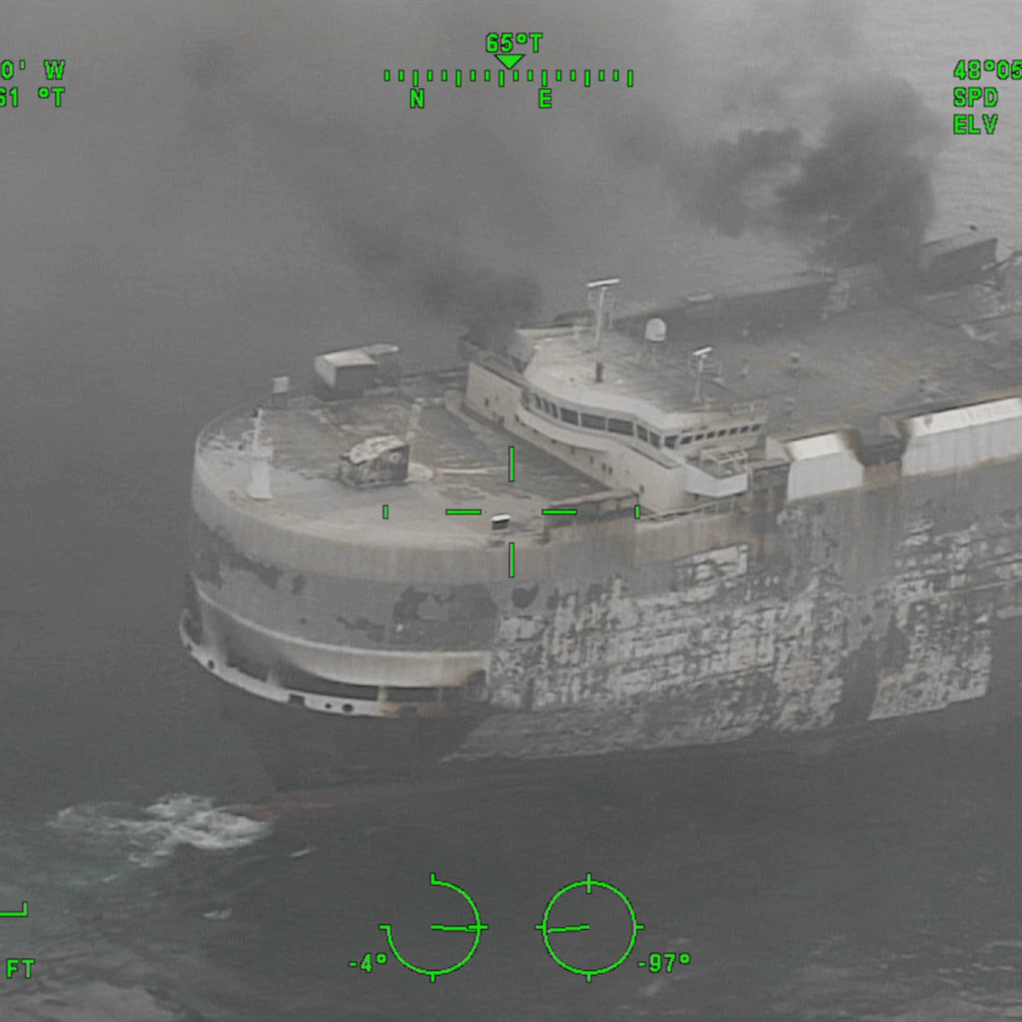 Alaska incendie cargo voitures électriques