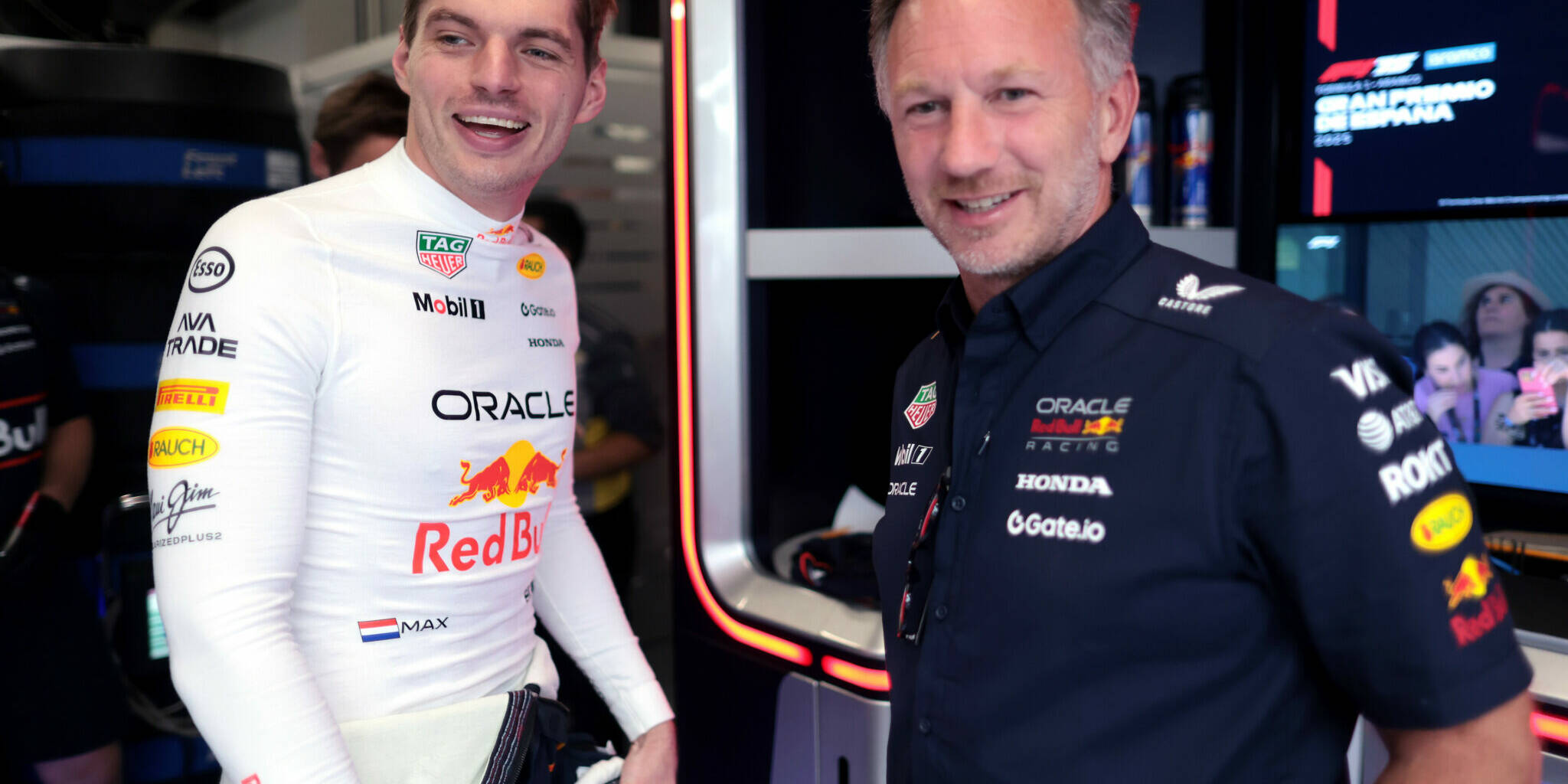 F1 Christian Horner Red Bull Racing Max Verstappen