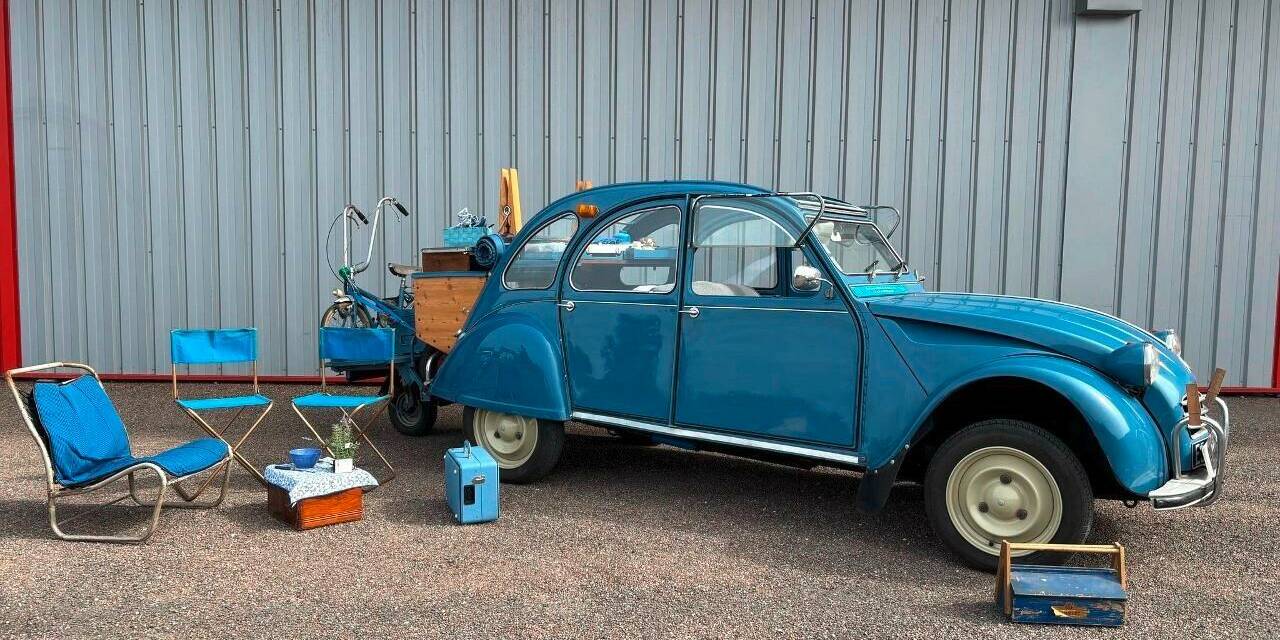 Citroën 2CV week-end camping-car vanlife deudeuche
