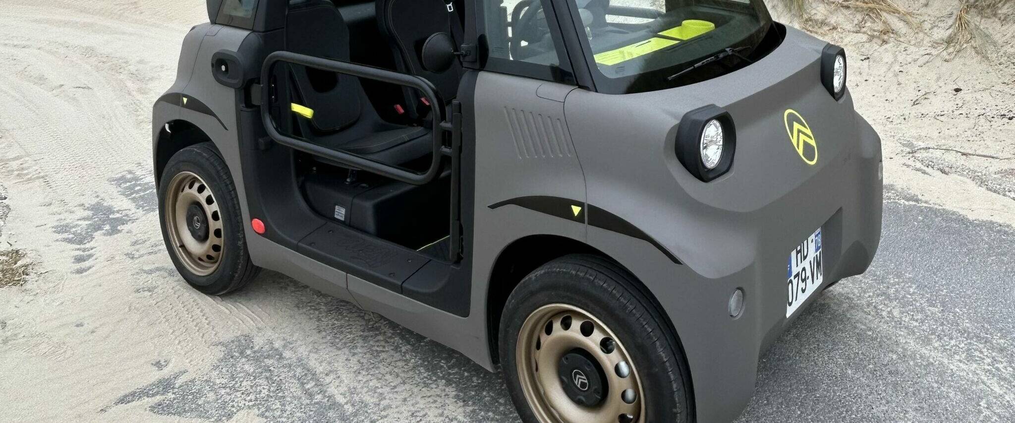 essai Citroën Ami Buggy voiture sans permis quadricycle électrique