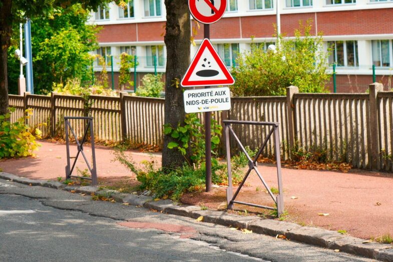 Vialytics état des routes françaises ralentisseurs