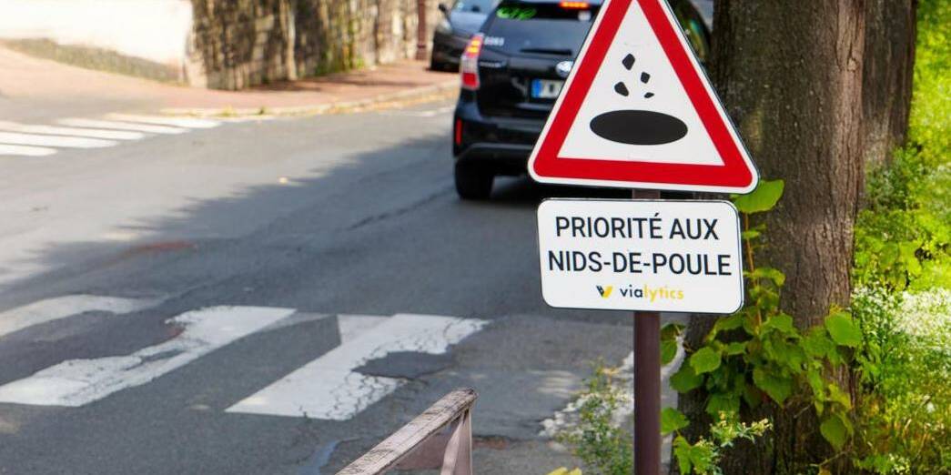 Vialytics état des routes françaises ralentisseurs