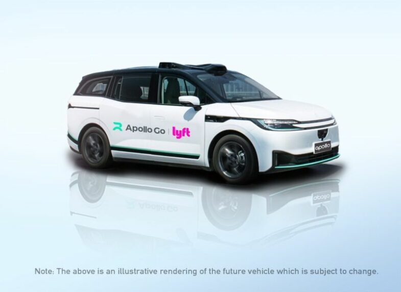 robotaxis Europe Lyft Apollo Go Baidu conduite autonome