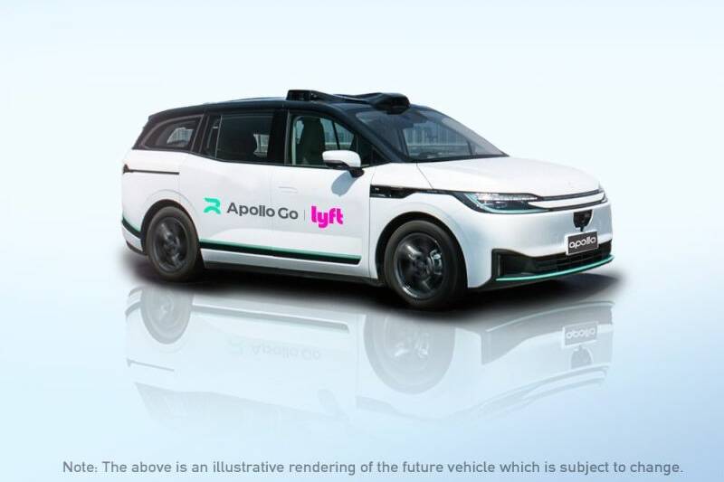 robotaxis Europe Lyft Apollo Go Baidu conduite autonome