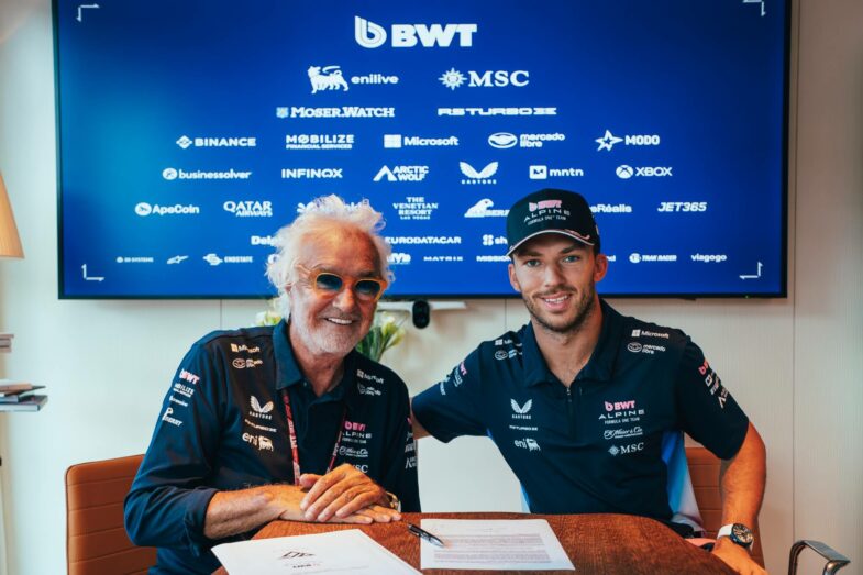 Gucci Alpine F1 Team Formule 1 Flavio Briatore
