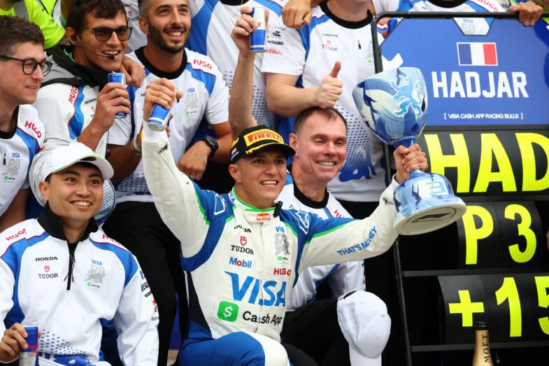 F1 Formule 1 Isack Hadjar Red Bull Racing Max Verstappen