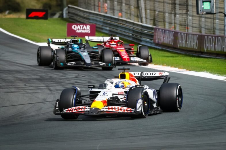 F1 Formule 1 Isack Hadjar Red Bull Racing Max Verstappen