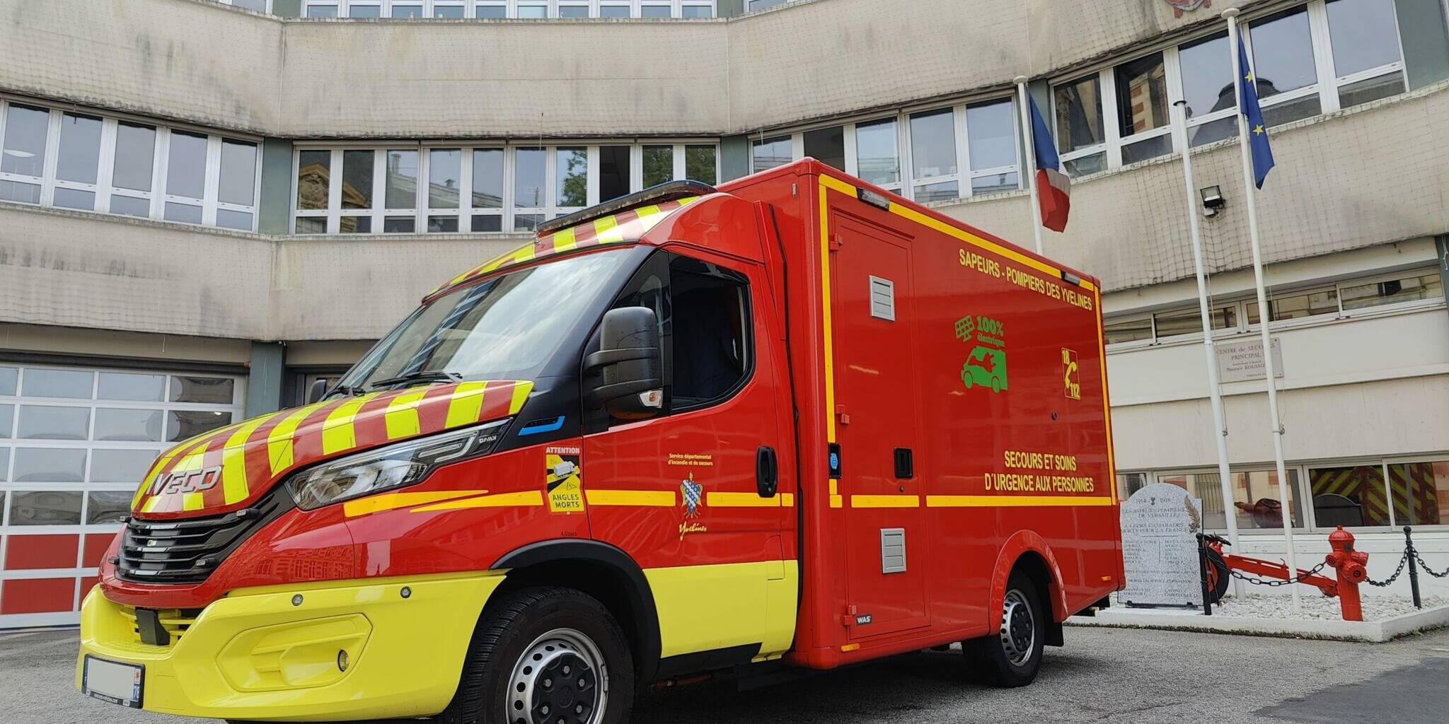 ambulance électrique SDIS 78 Iveco eDaily