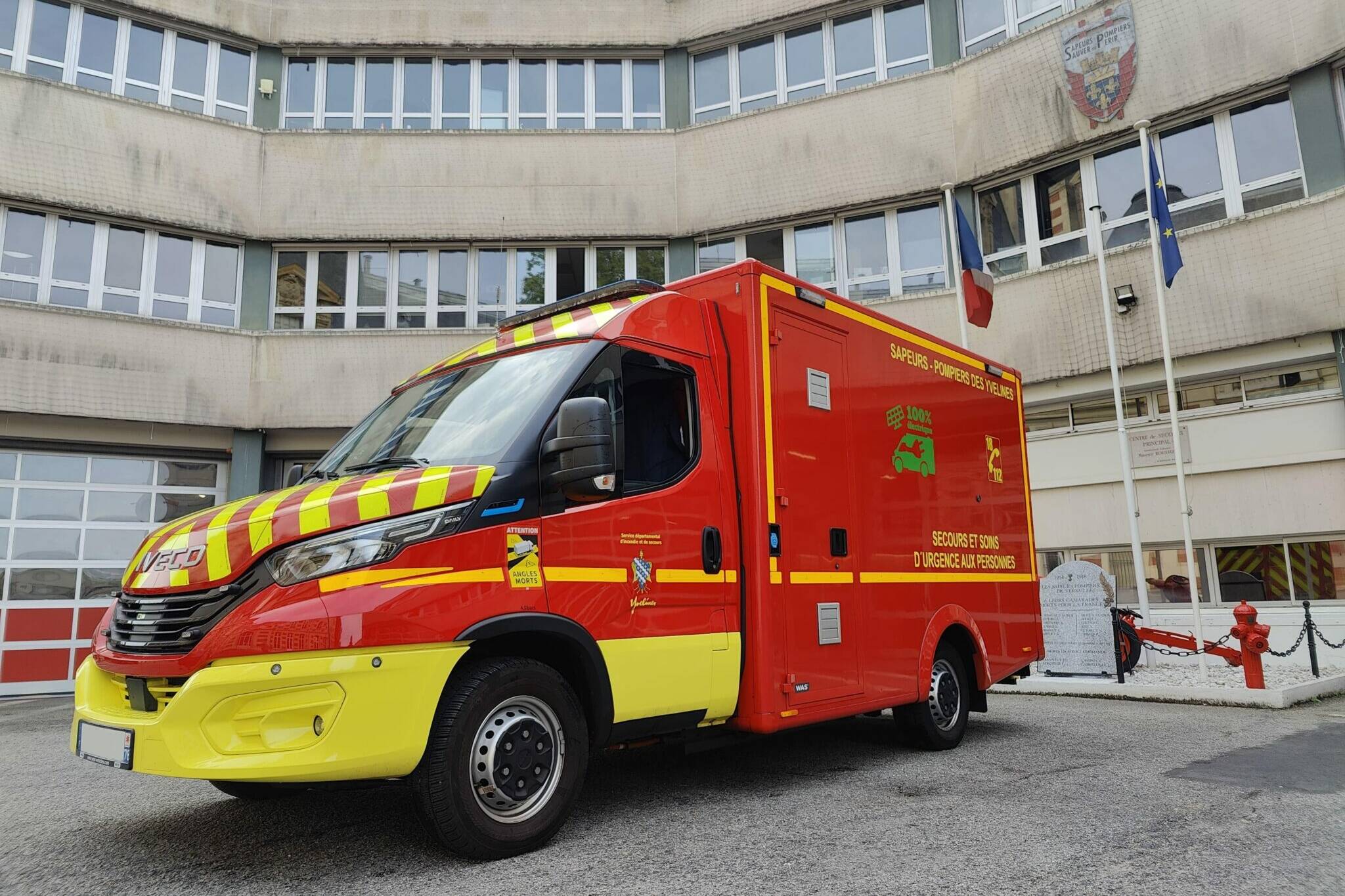 ambulance électrique SDIS 78 Iveco eDaily