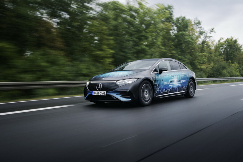 voiture électrique record autonomie Mercedes-Benz EQS