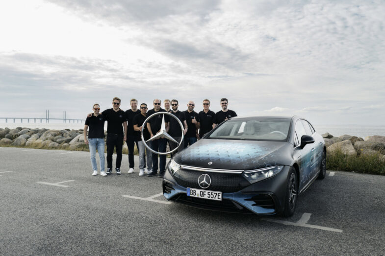 voiture électrique record autonomie Mercedes-Benz EQS