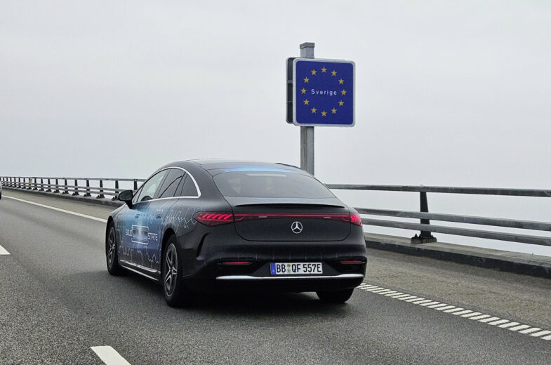 voiture électrique record autonomie Mercedes-Benz EQS