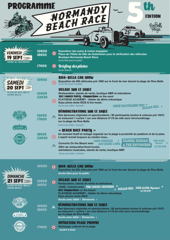 programme Normandy Beach Race 2025