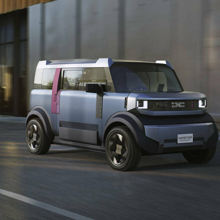 voiture électrique E-Car Dacia Hipster Concept