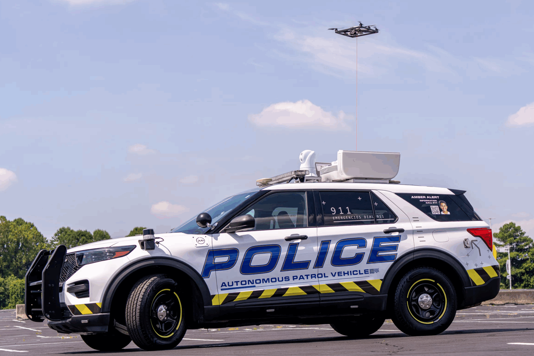 voiture de police autonome intelligence artificielle