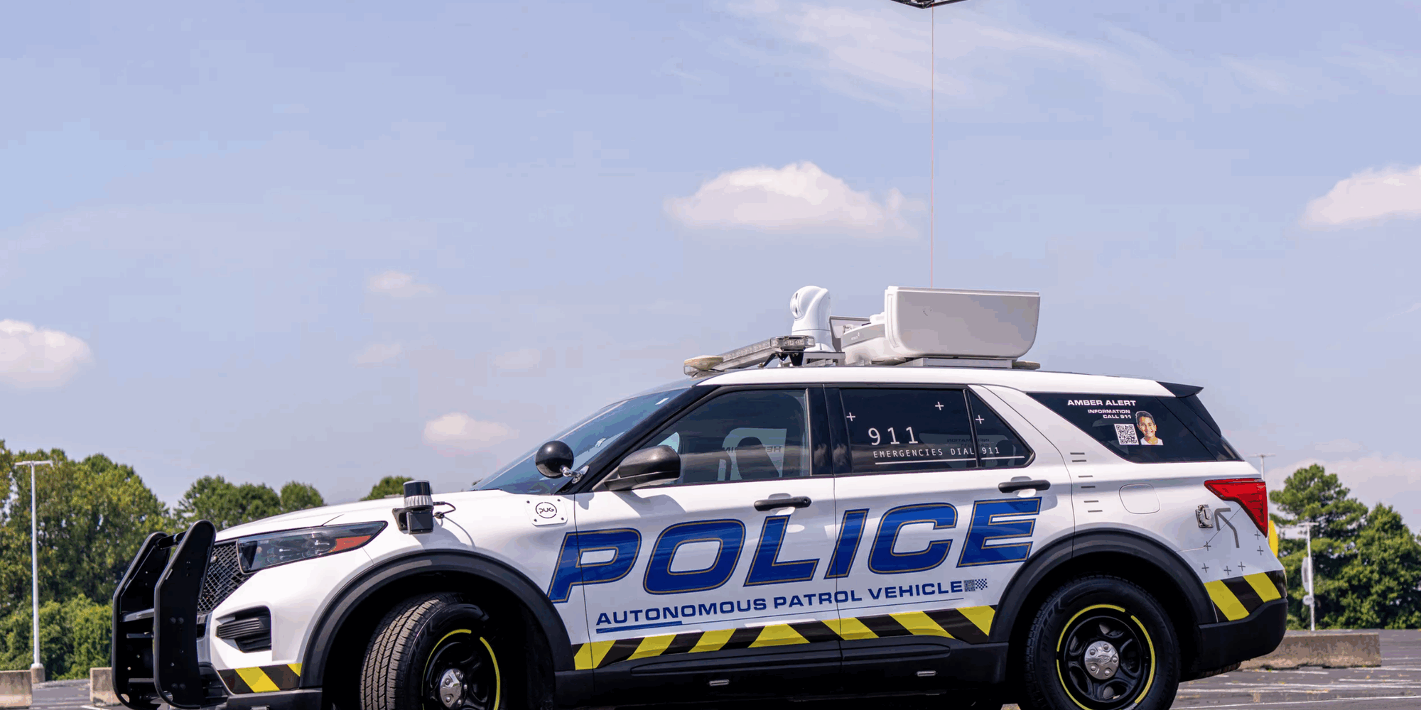 voiture de police autonome intelligence artificielle