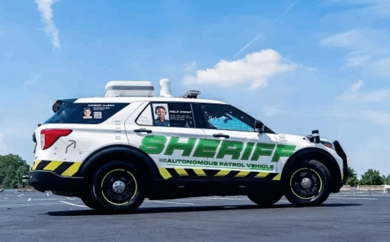 PUG Miami voiture de police autonome intelligence artificielle RoboCop