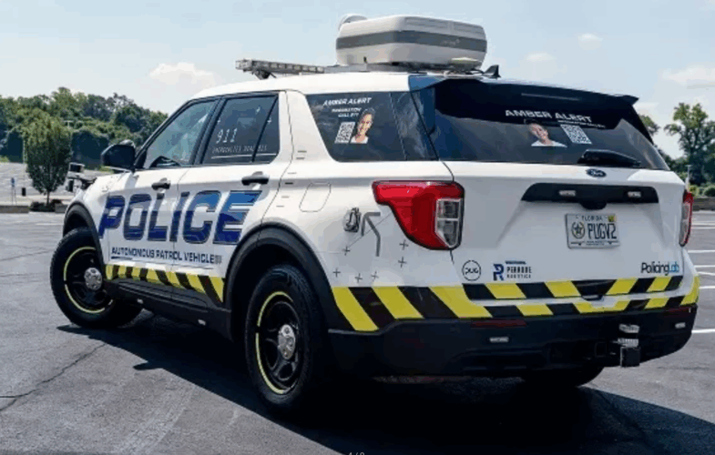 PUG Miami voiture de police autonome RoboCop