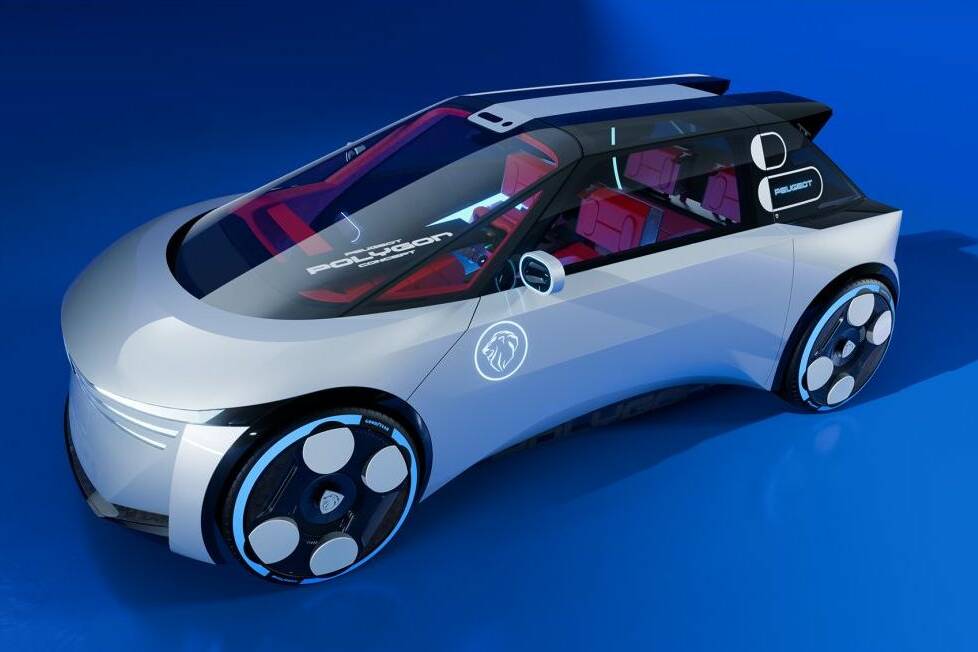 concept-car Peugeot Polygon Peugeot 208 électrique Peugeot e-208 GTi