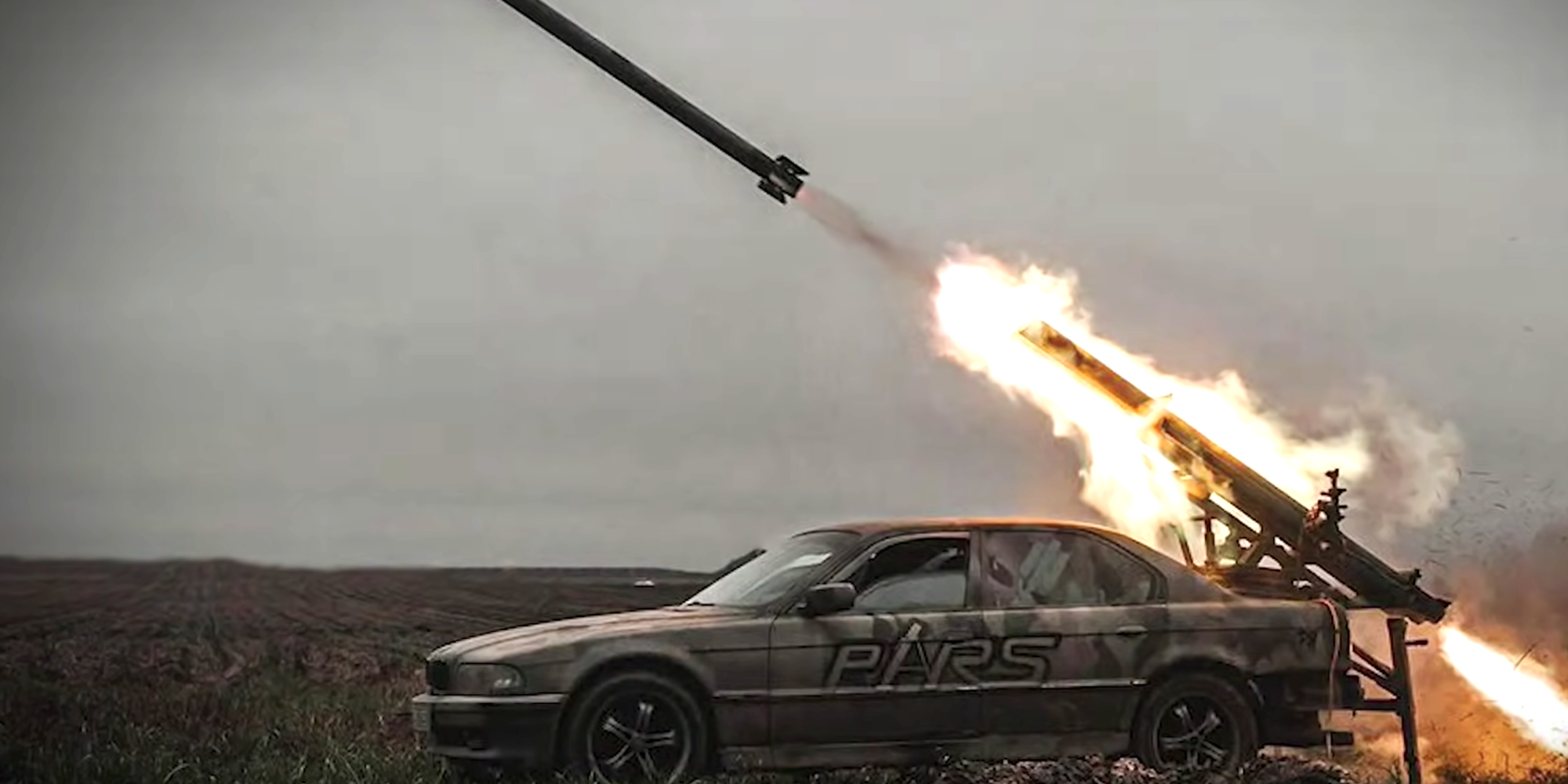 BMW Série 7 lance-roquettes Ukraine