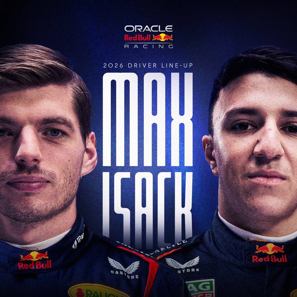 Isack Hadjar Red Bull Racing F1 2026 Max Verstappen