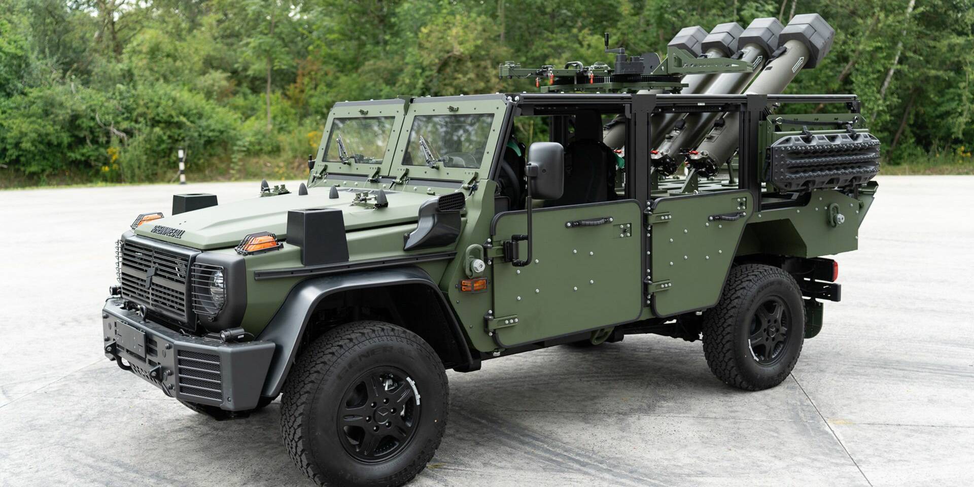 Rheinmetall Caracal Mercedes‑Benz Classe G militaire