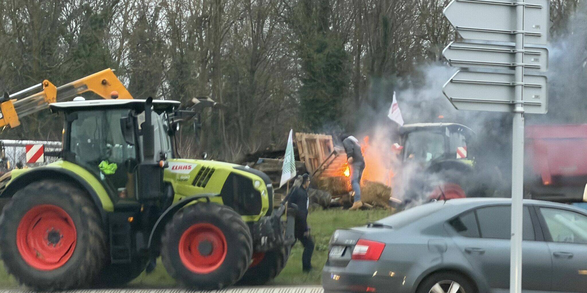 blocages agriculteurs routes Noël