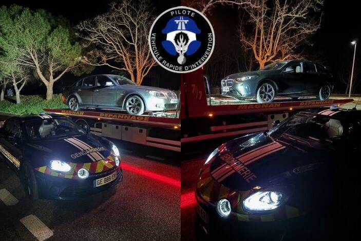 Alpine A110 Gendarmerie nationale VRI Sécurité routière très grand excès de vitesse