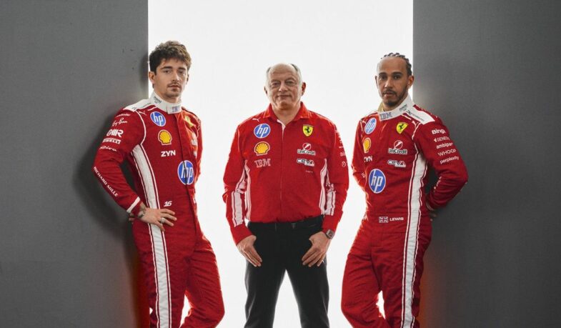 Scuderia Ferrari SF-26 F1 Formule 1 Lewis Hamilton Charles Leclerc Frédéric Vasseur