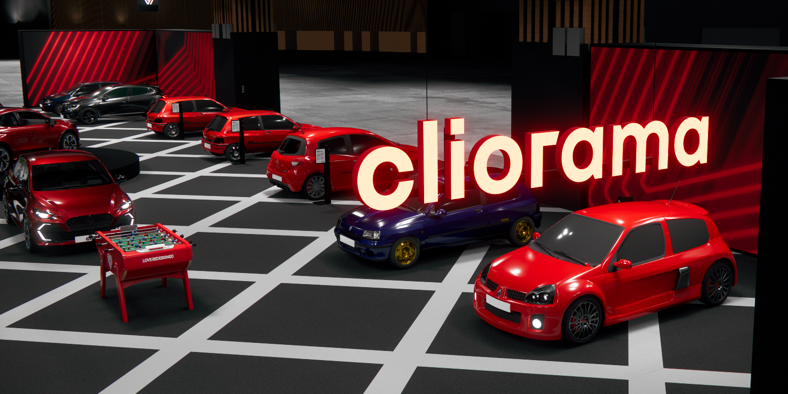Rétromobile Renault Clio Cliorama